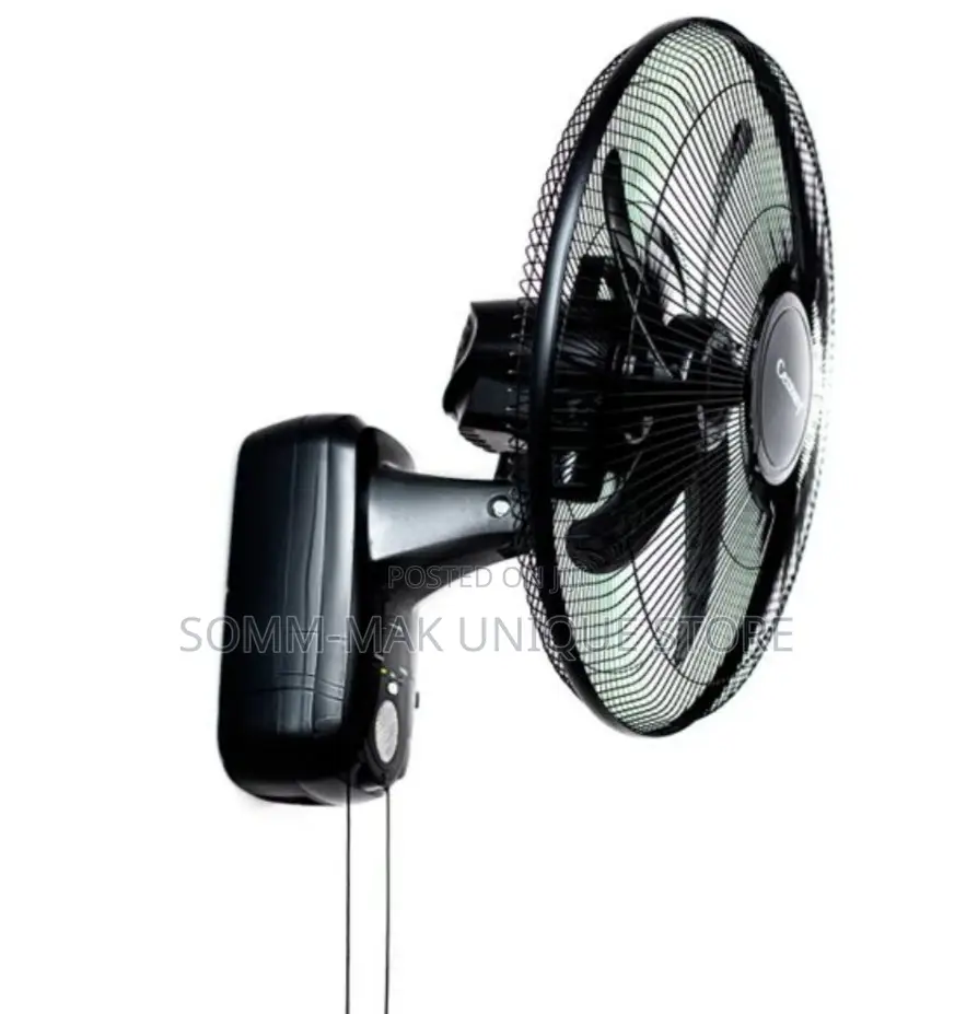 Century 18 Inches Rechargeable Wall Fan (FRCB 45) - Black
