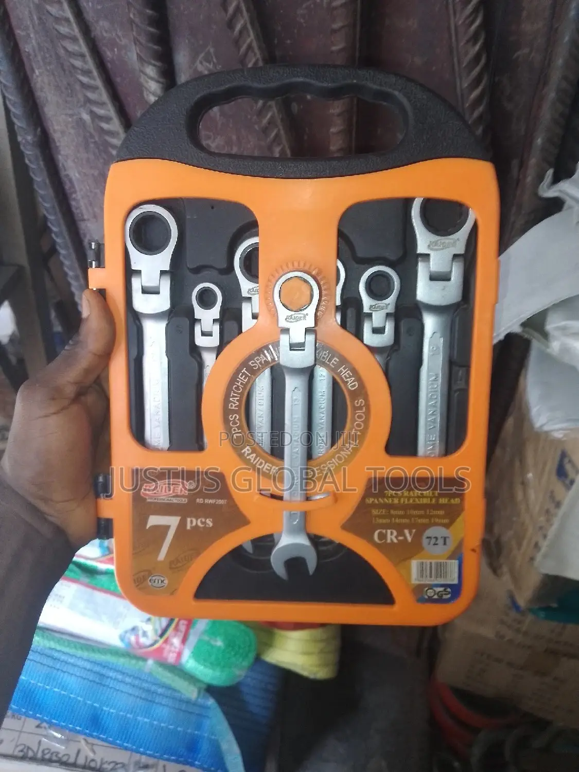 Rachet Set of Spanner 8 to 19mm