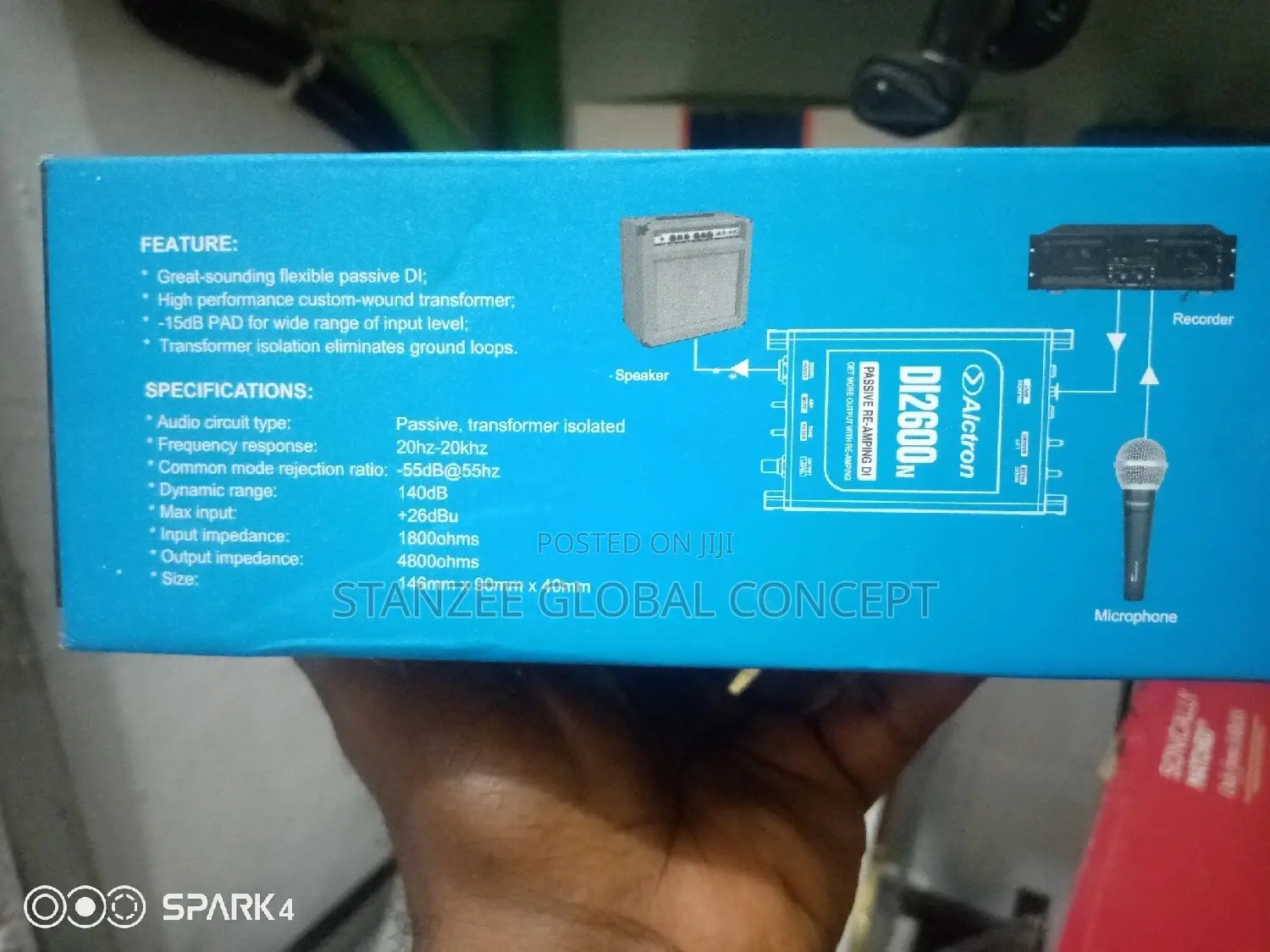 Alctron Passive DI Box DI2600N