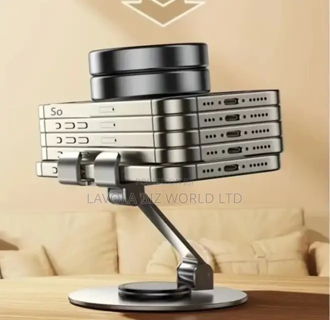 Adjustable Phone Holder With 360° Rotation