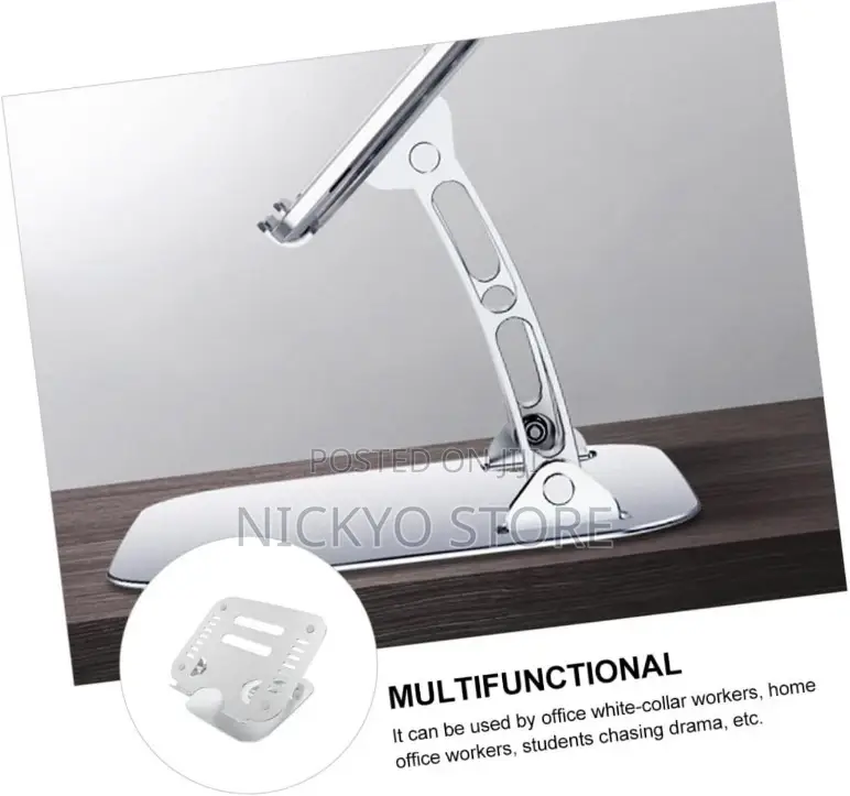 Portable Aluminum Computer Tablet Notebook Holder