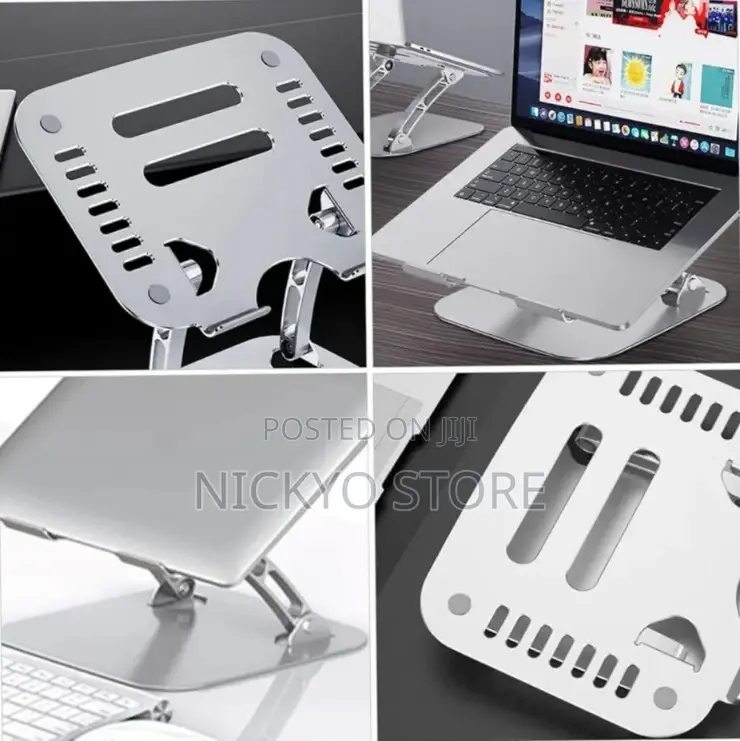 Portable Aluminum Computer Tablet Notebook Holder