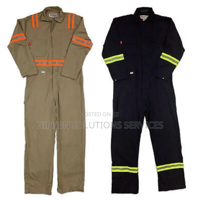 Flame Retardant Coveralls For Chemical