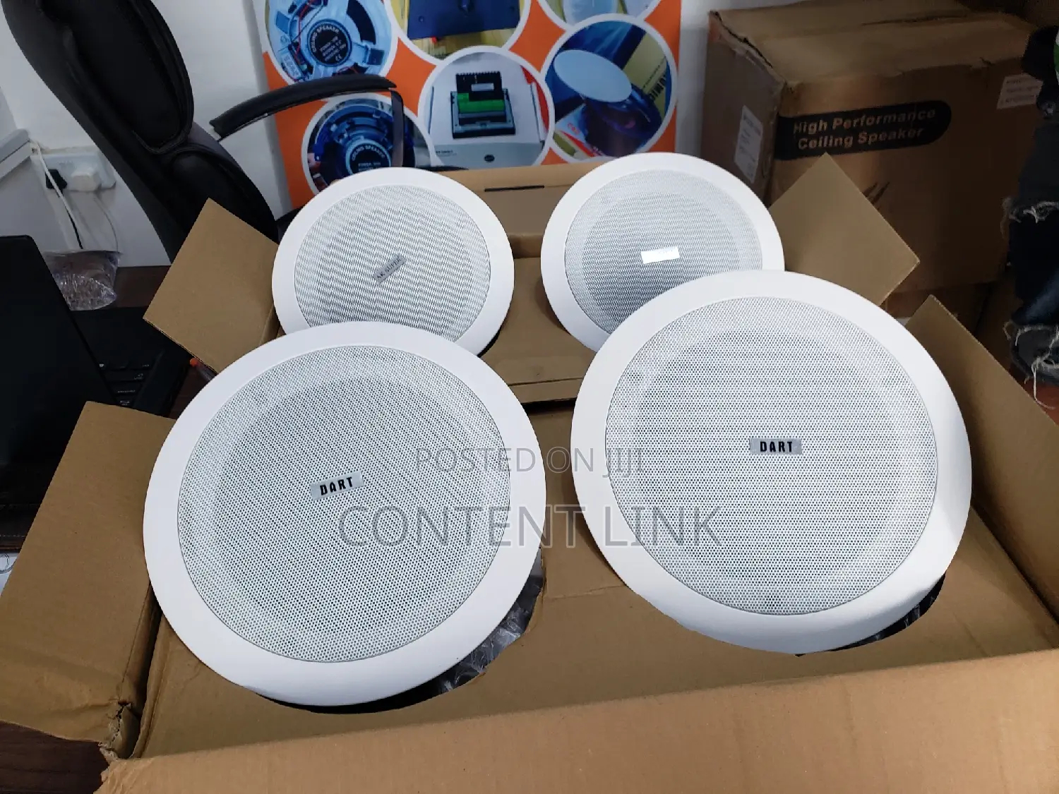 4 In 1 Dart Bluetooth Ceiling/Pop Speakers