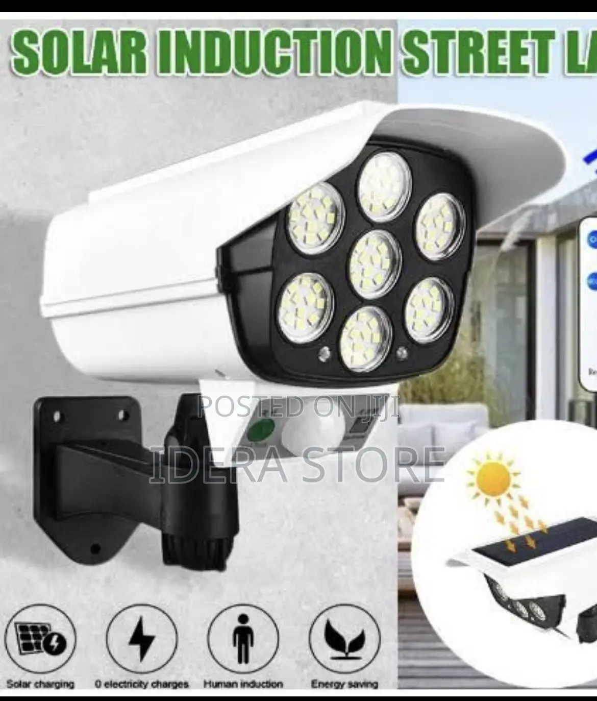 Solar Light Outdoor Solar Sensor Led Light With Remote
