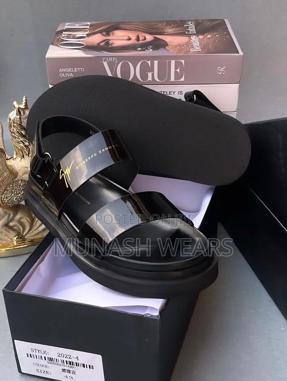 Original Leather Zanotti Slip and Sandal