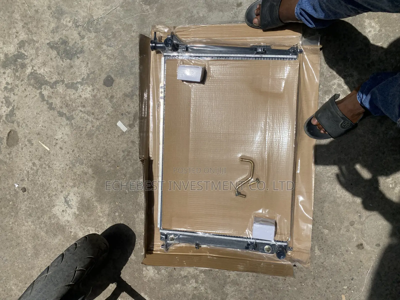 Double Cell Radiator for Hyundai Santafe 012