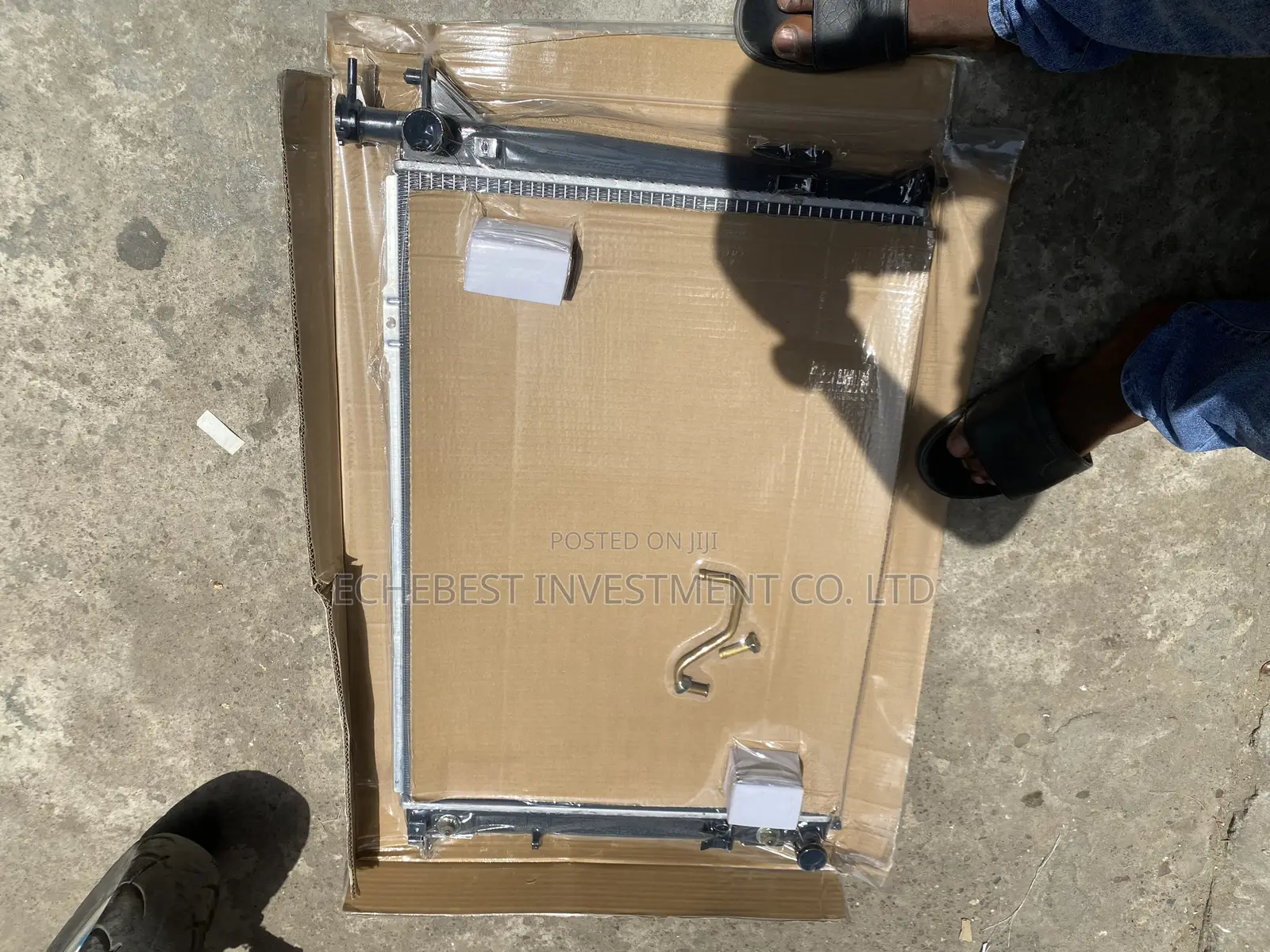 Double Cell Radiator for Hyundai Santafe 012