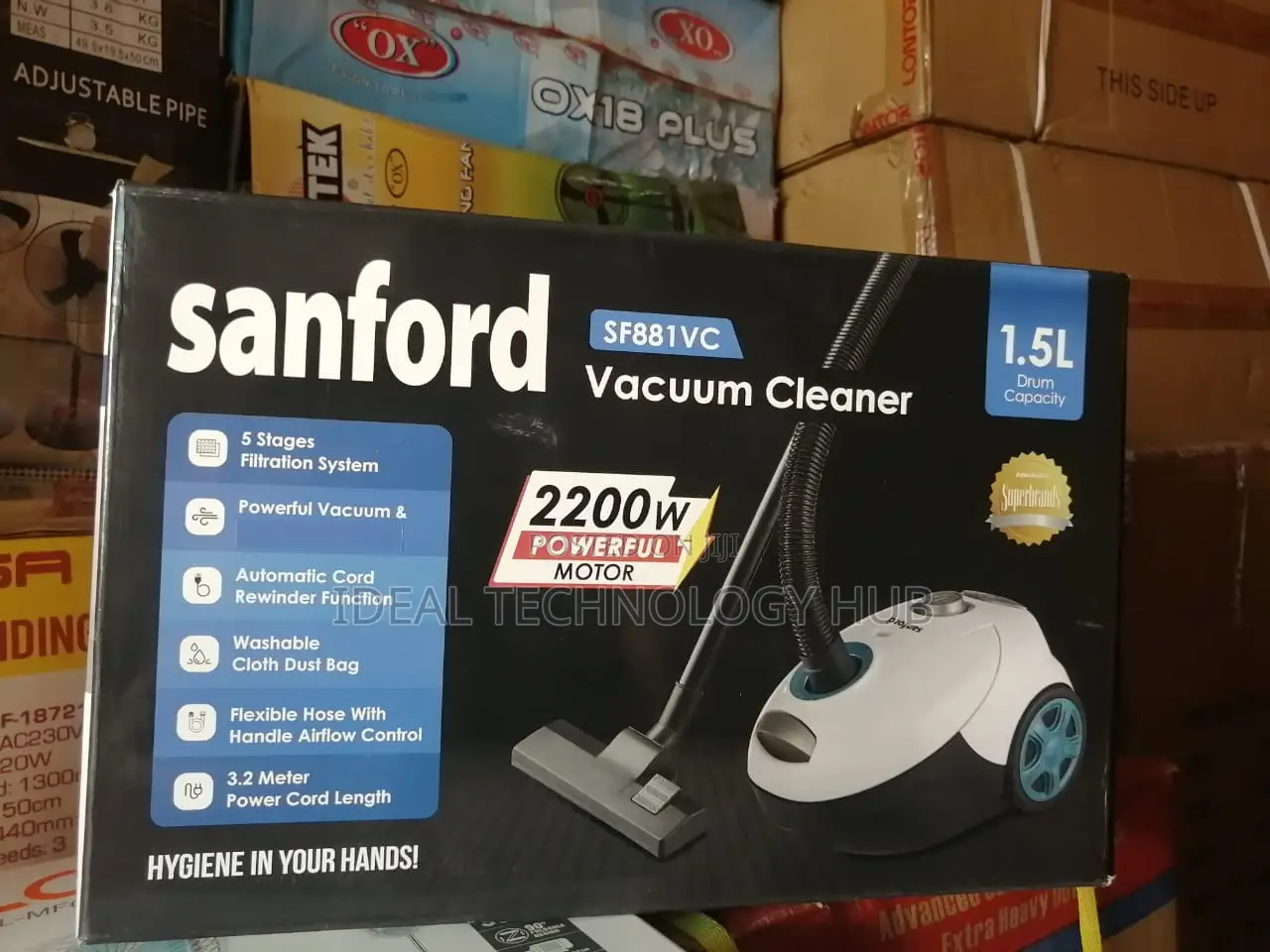 Sandford Vacuum Cleaner 1.5l 2200w