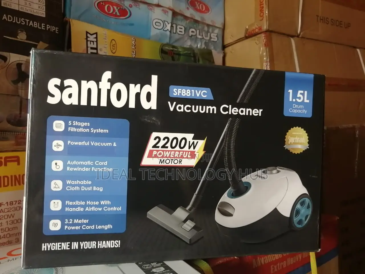 Sandford Vacuum Cleaner 1.5l 2200w