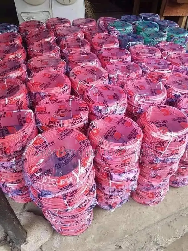 2.5mxsingle PVC Coleman Nigeria Wire's