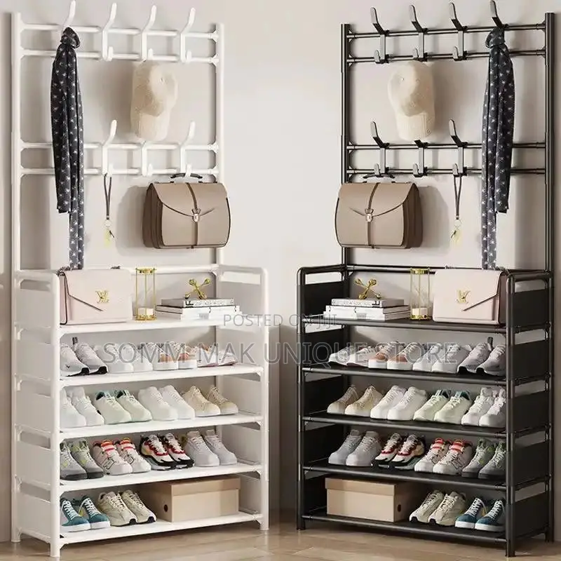 Hat Rack Strong Load-bearing Bedroom Hanger Shoe Cabinet