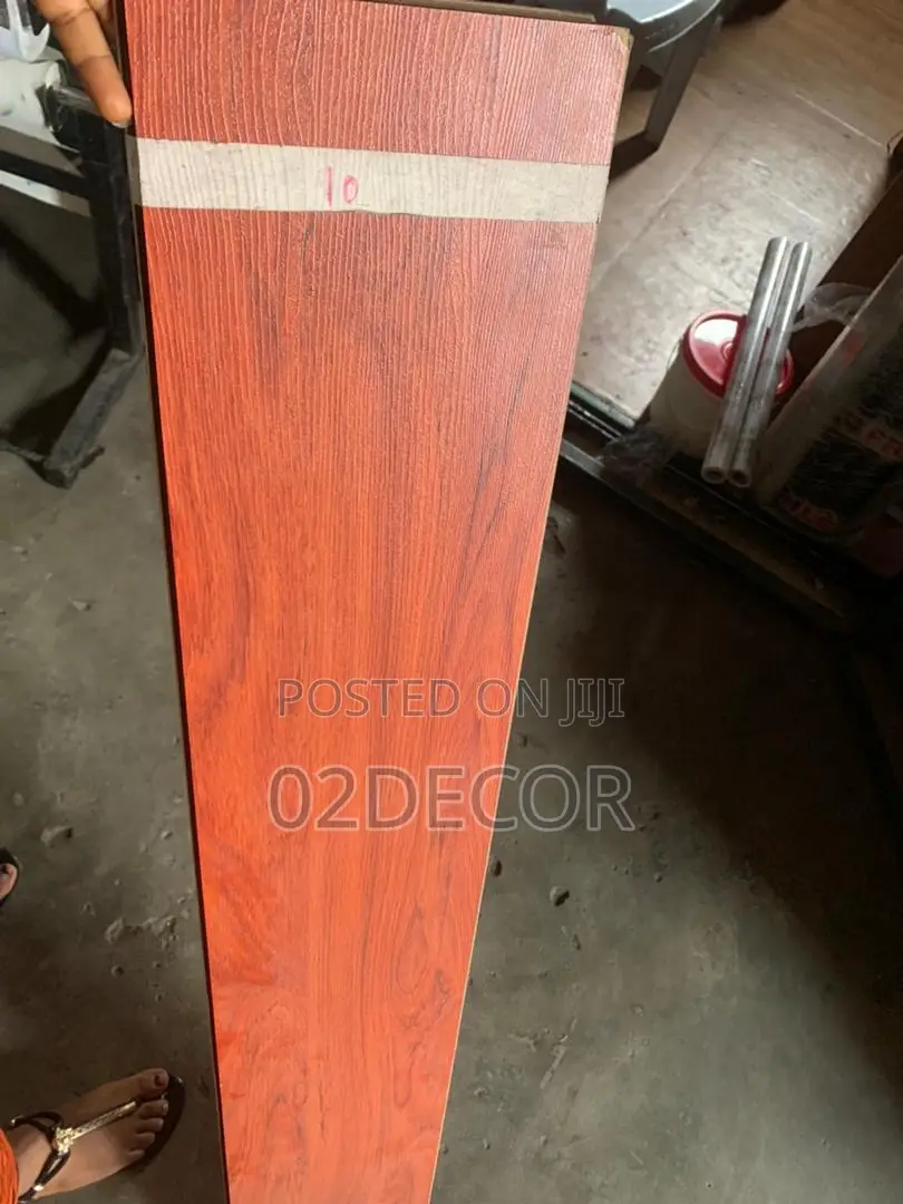 8mm Brown Wide Wooden Floor
