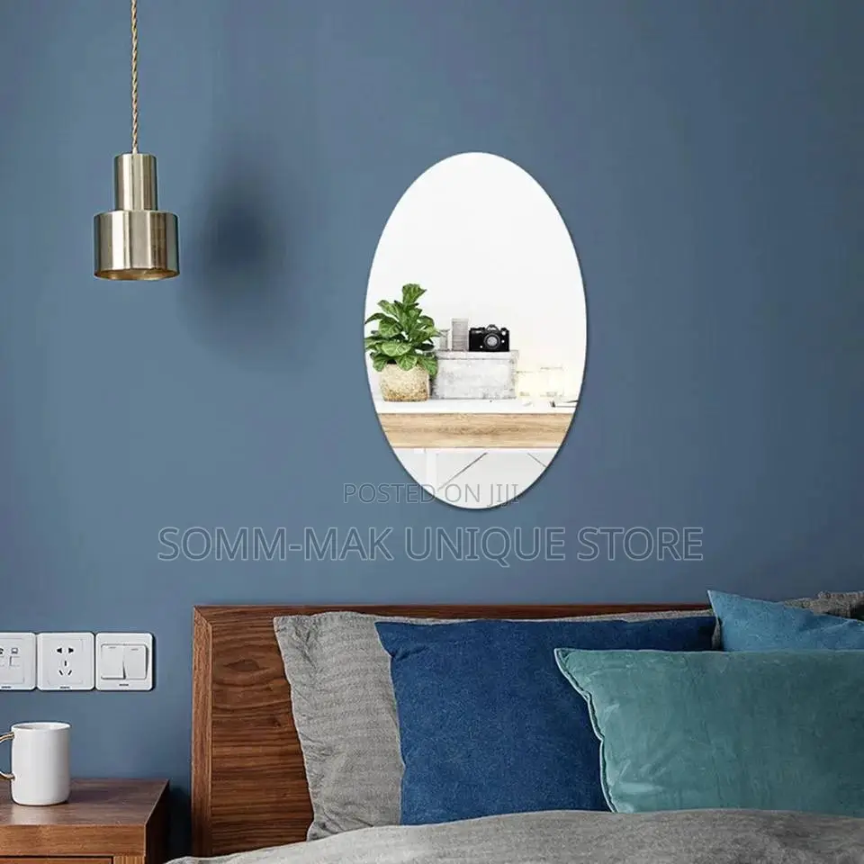 3D Acrylic Mirror Stickers Flexible Self-Adhesive DIY