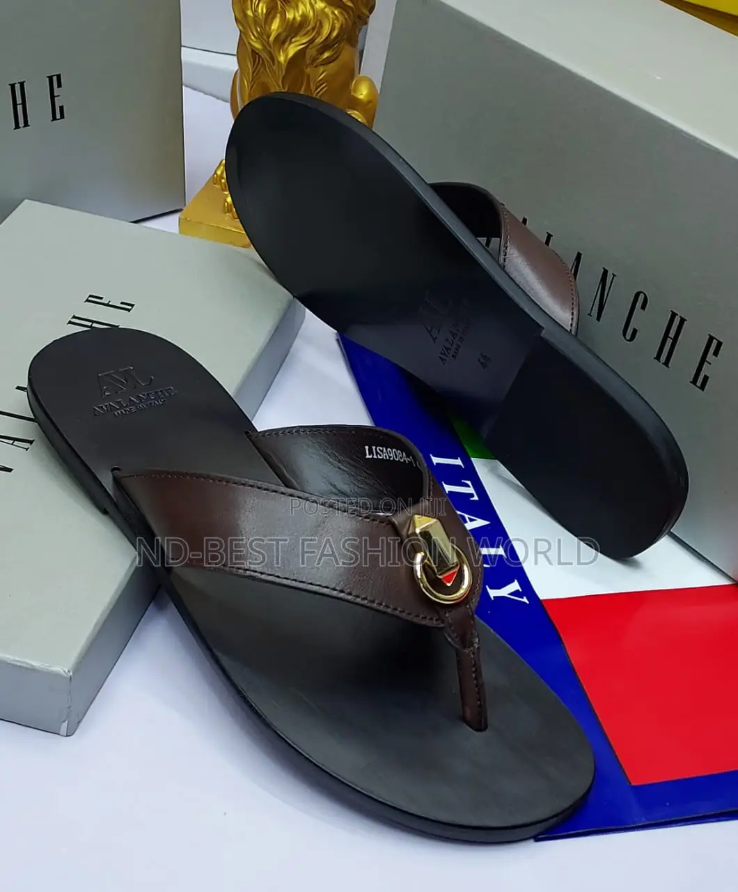 Pure Leather Slippers