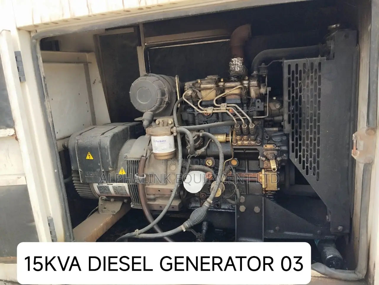 Uses Perkins Diesel Generators 15kva to 45kva
