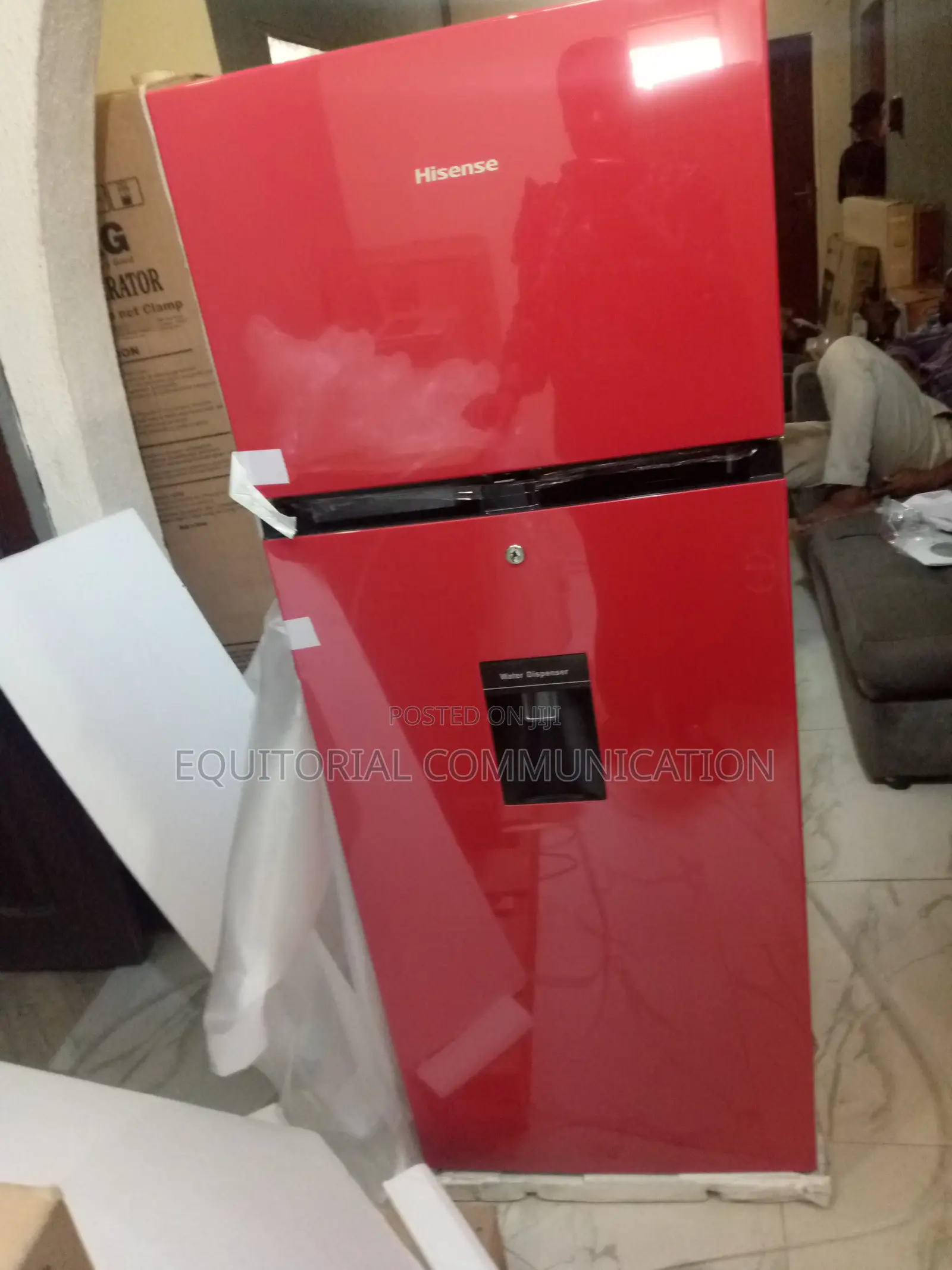 204l Hisense Double Door Refrigerator With Water Dispenser