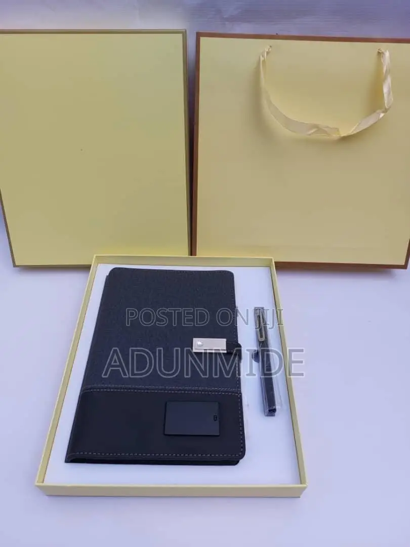 Led Power Bank Notepad With Pen