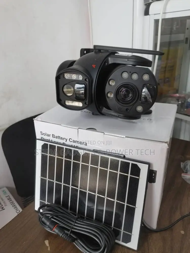 Dual Lens 4G PTZ Solar Camera With 10x Zoom