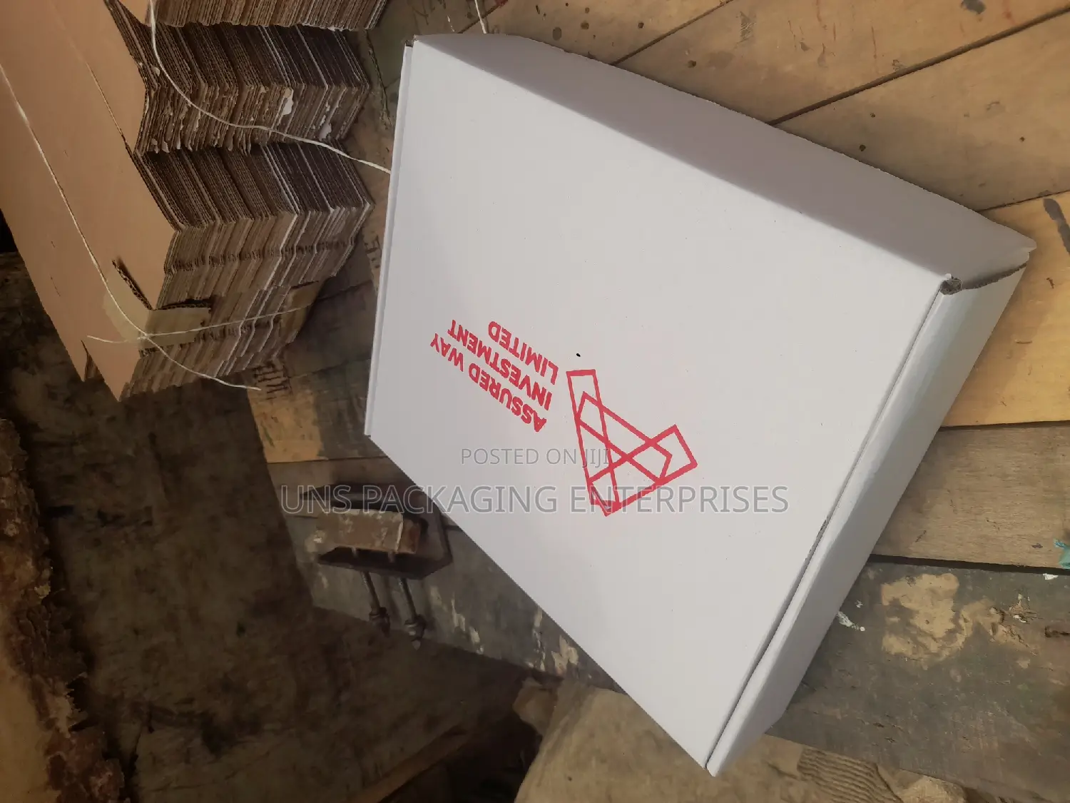 One Color Print Mailer Box