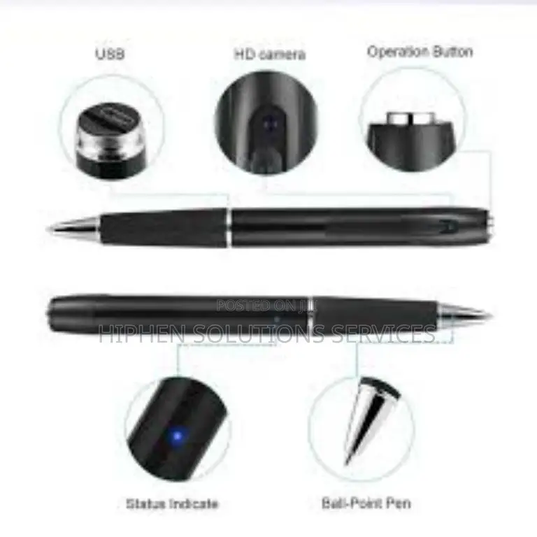 Spy Camera Pen With SD Card Slot Real HD Hidden Camera Pen