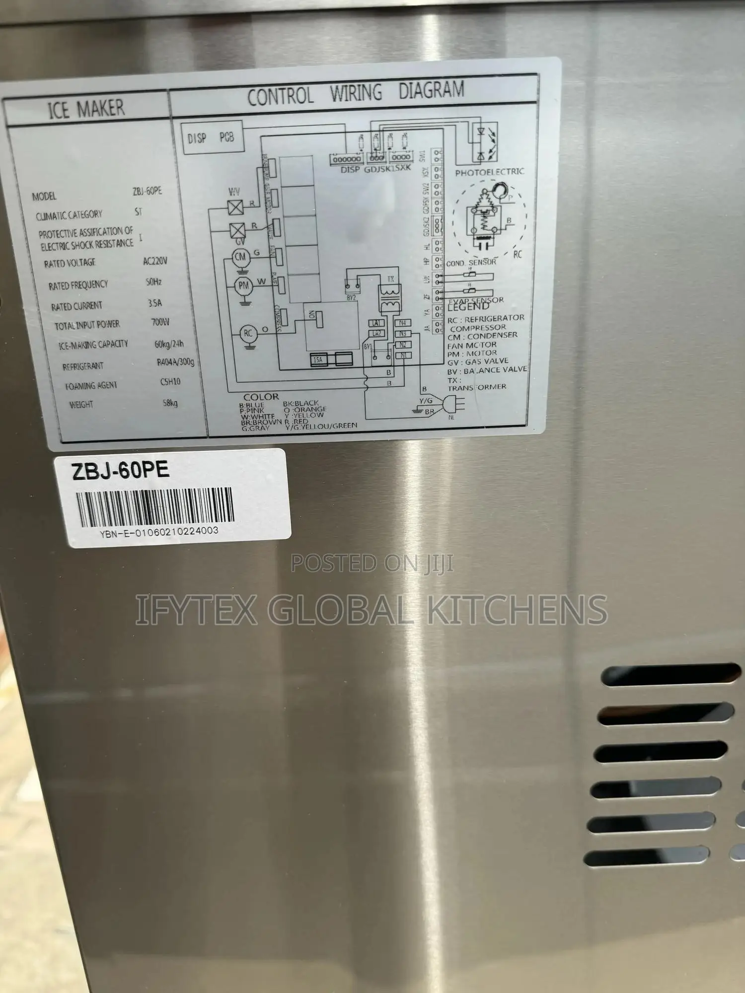 45 Cubes Ice Maker With Water Dispenser