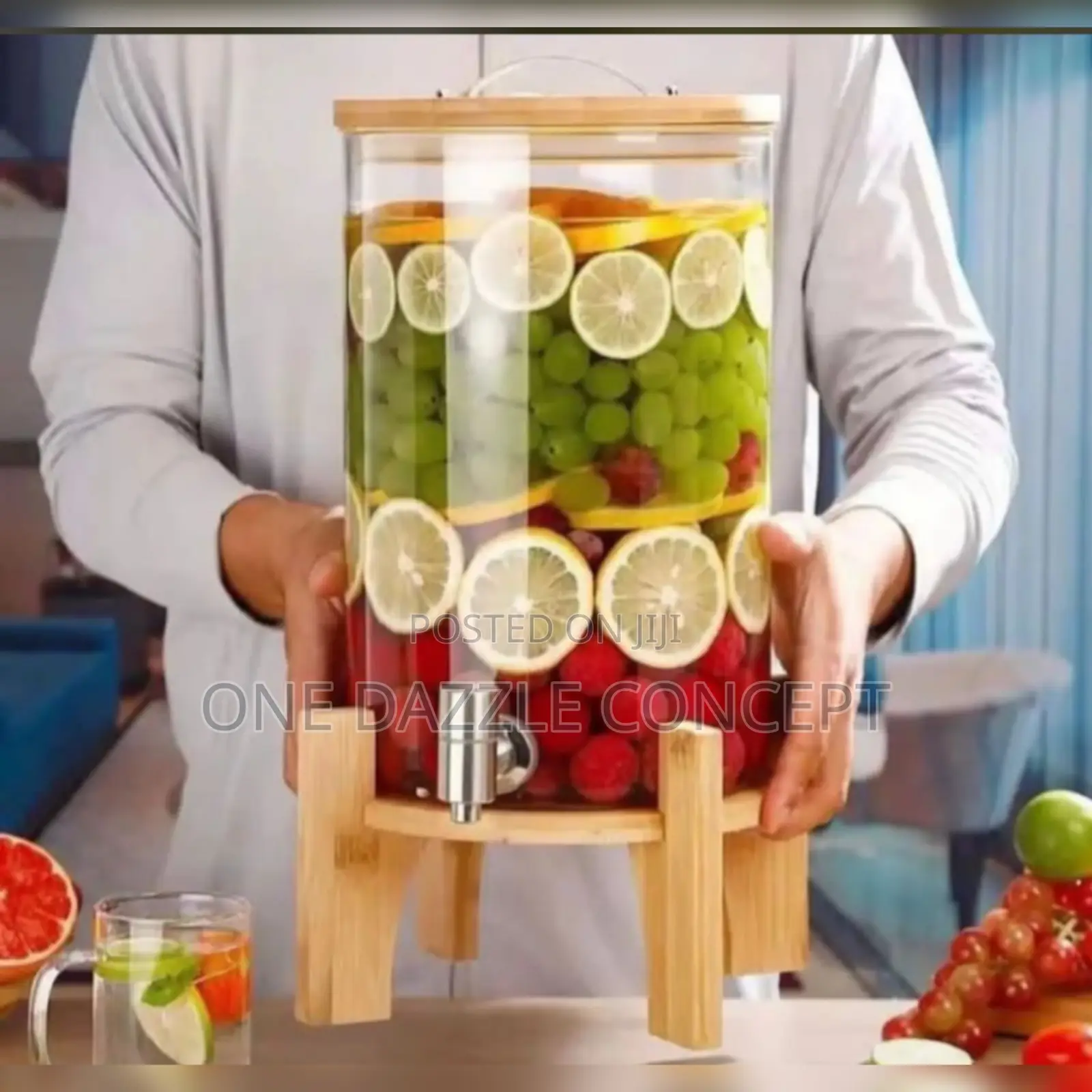 5l Borosilicate Glass Drink Dispenser
