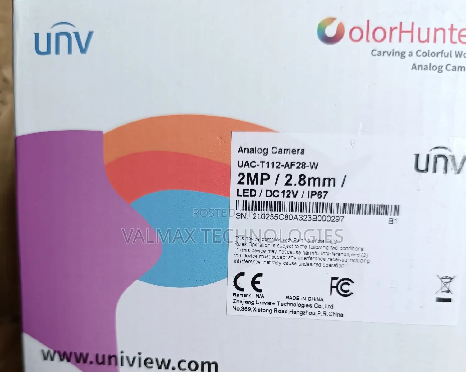 Unv Color Hunter Analogue Camera . Uac T112 Af28