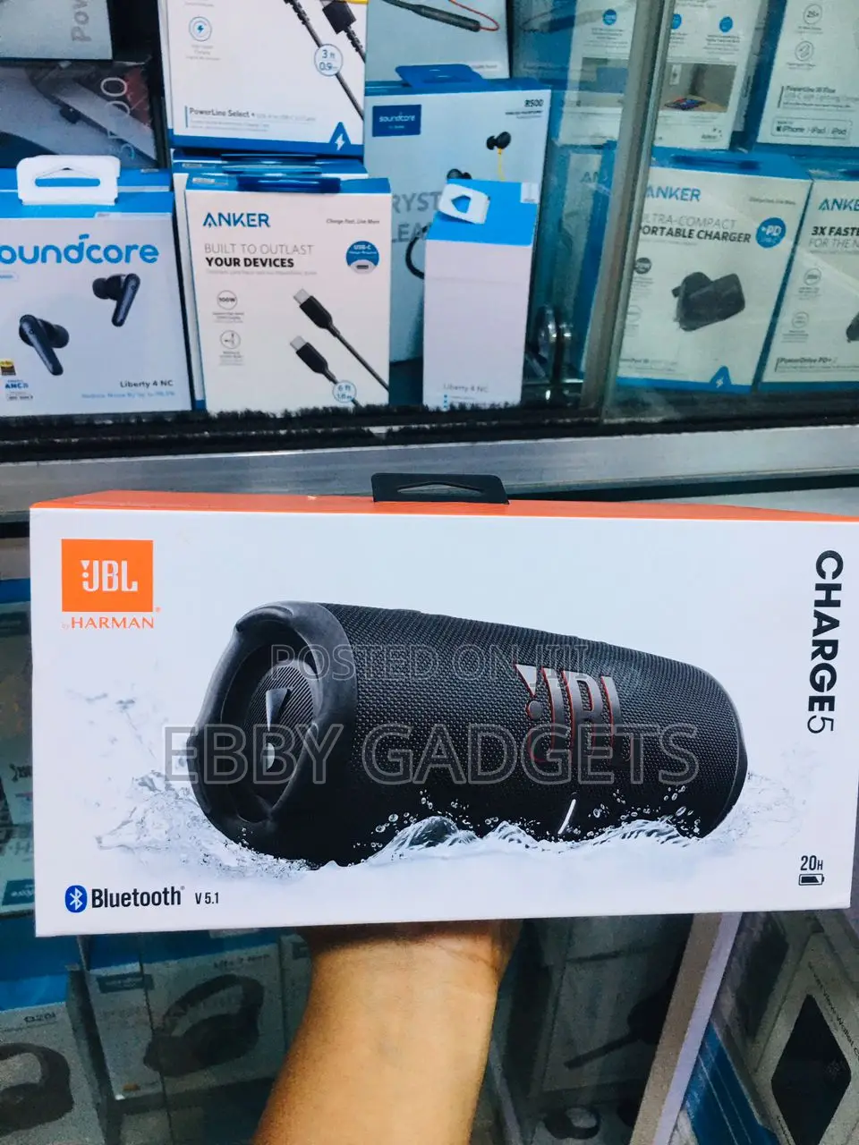 JBL Charge 5 Portable Wireless Bluetooth Speaker