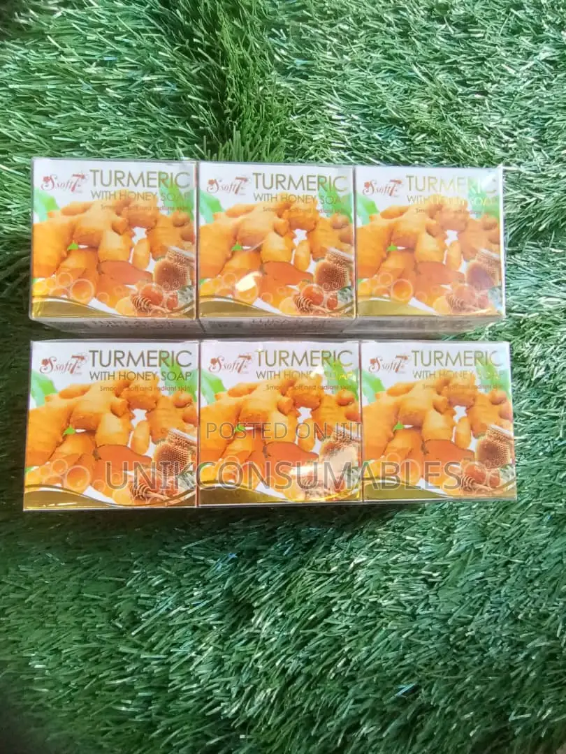 Soft 7 Tumeric With Honey Soap × 6 Bars
