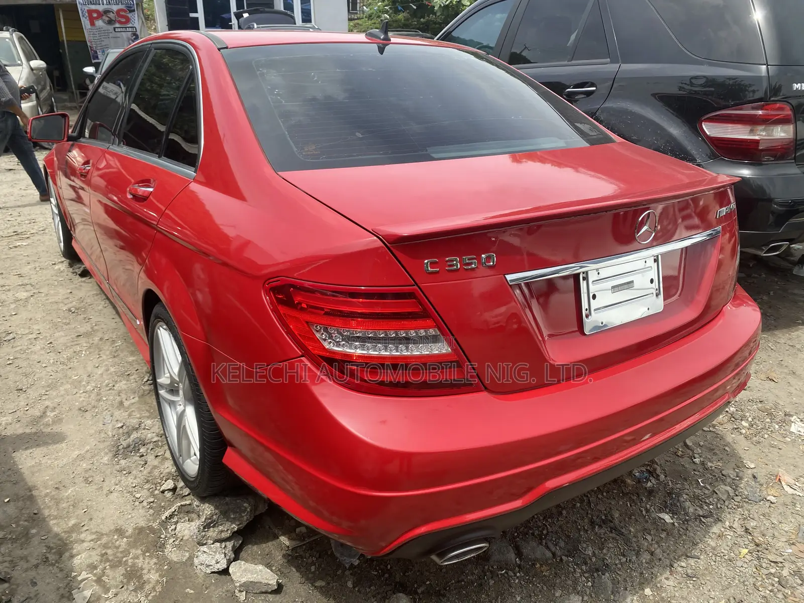 Mercedes-Benz C350 2013 Red