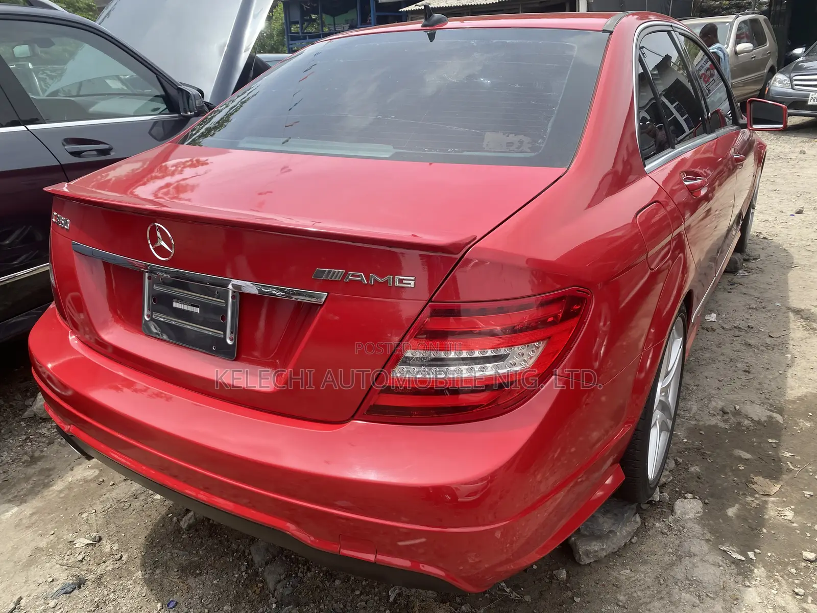 Mercedes-Benz C350 2013 Red