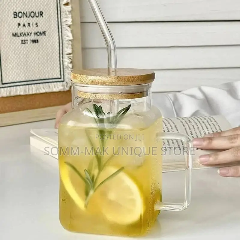 620ml Large Capacity Straw Cups Creative Coffee Cup