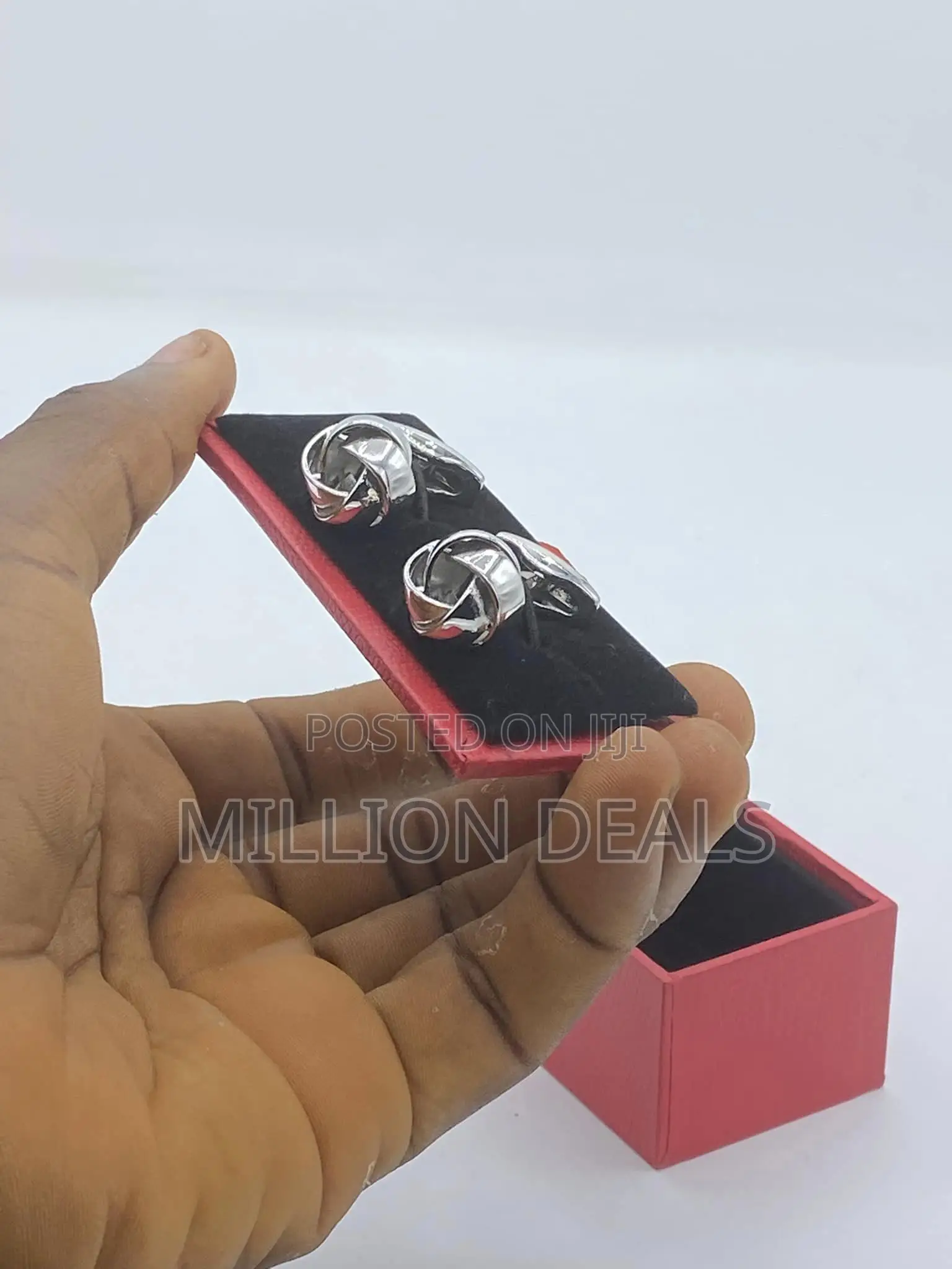 Knitted Inspires Silver Men's Unique Cufflinks