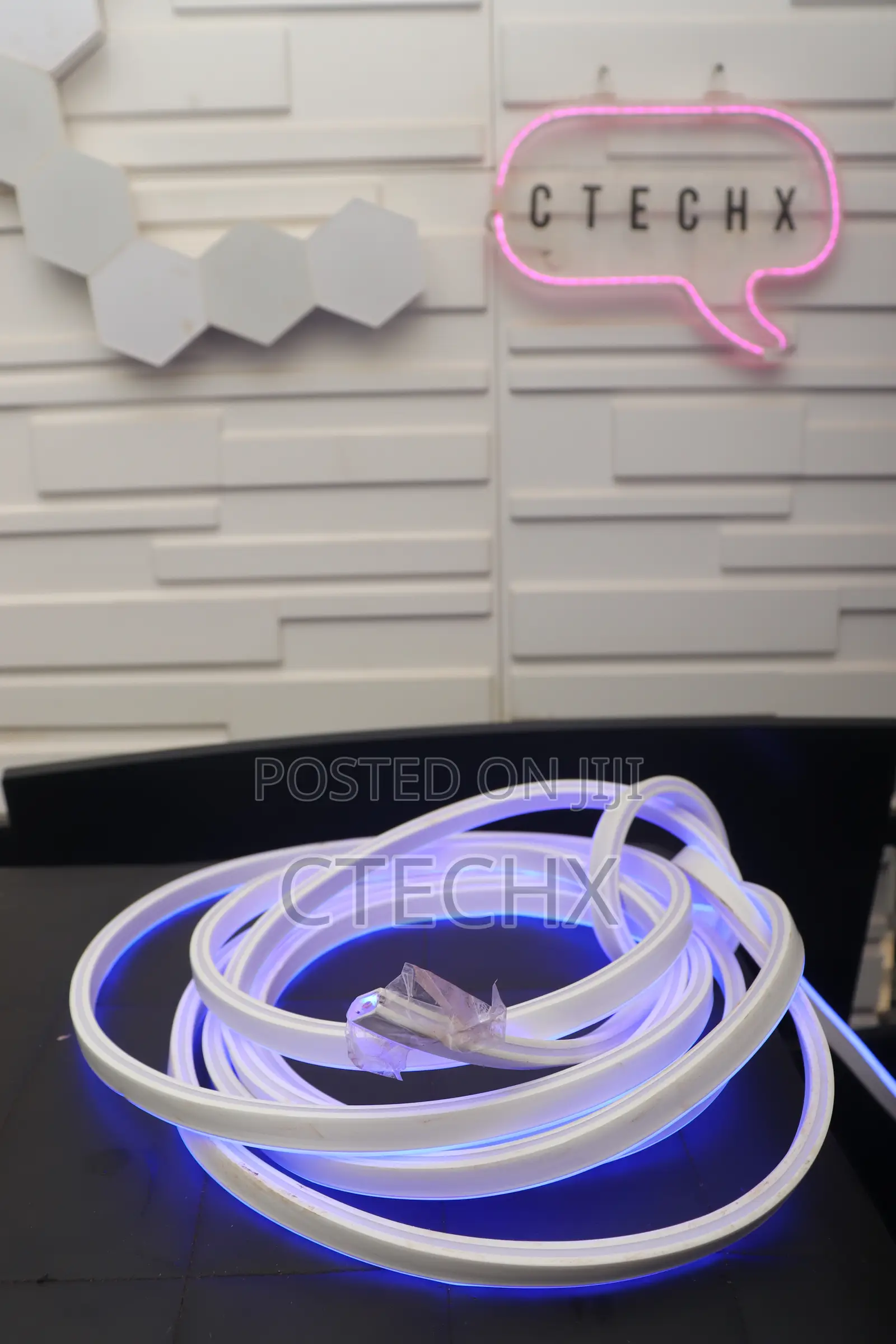 LED Light Neon Flexible Strip Light 5m Blue Color