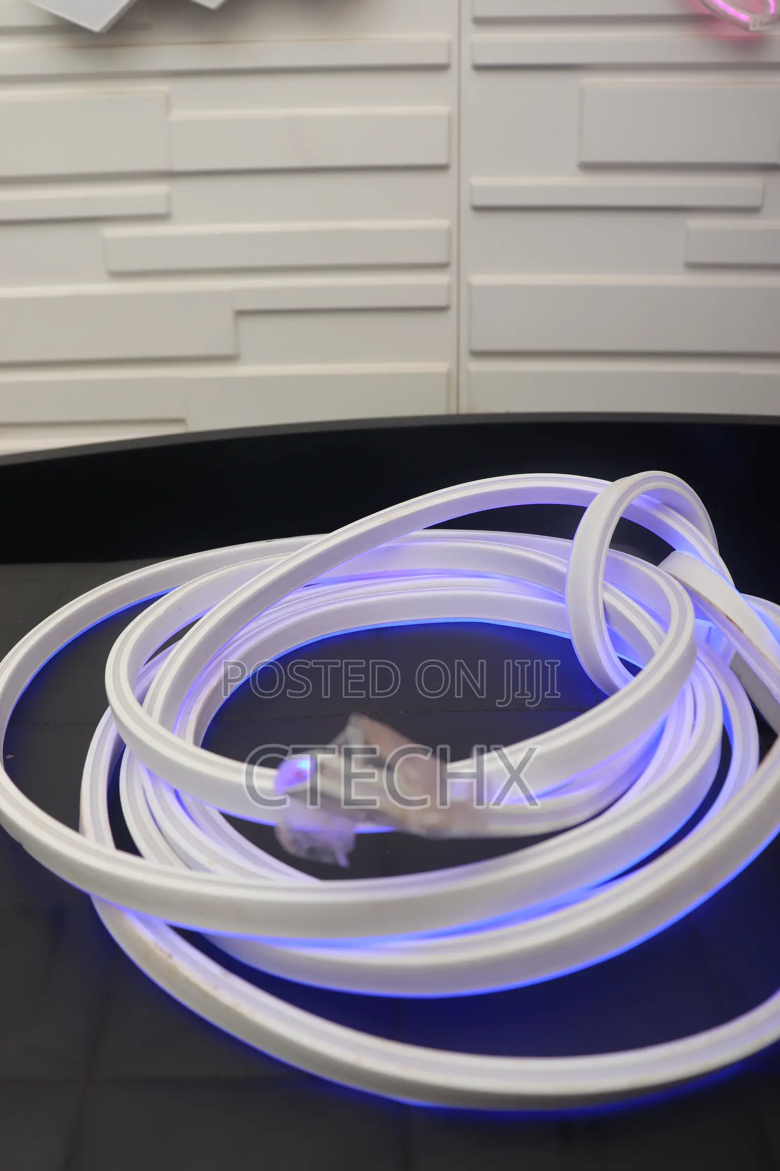 LED Light Neon Flexible Strip Light 5m Blue Color