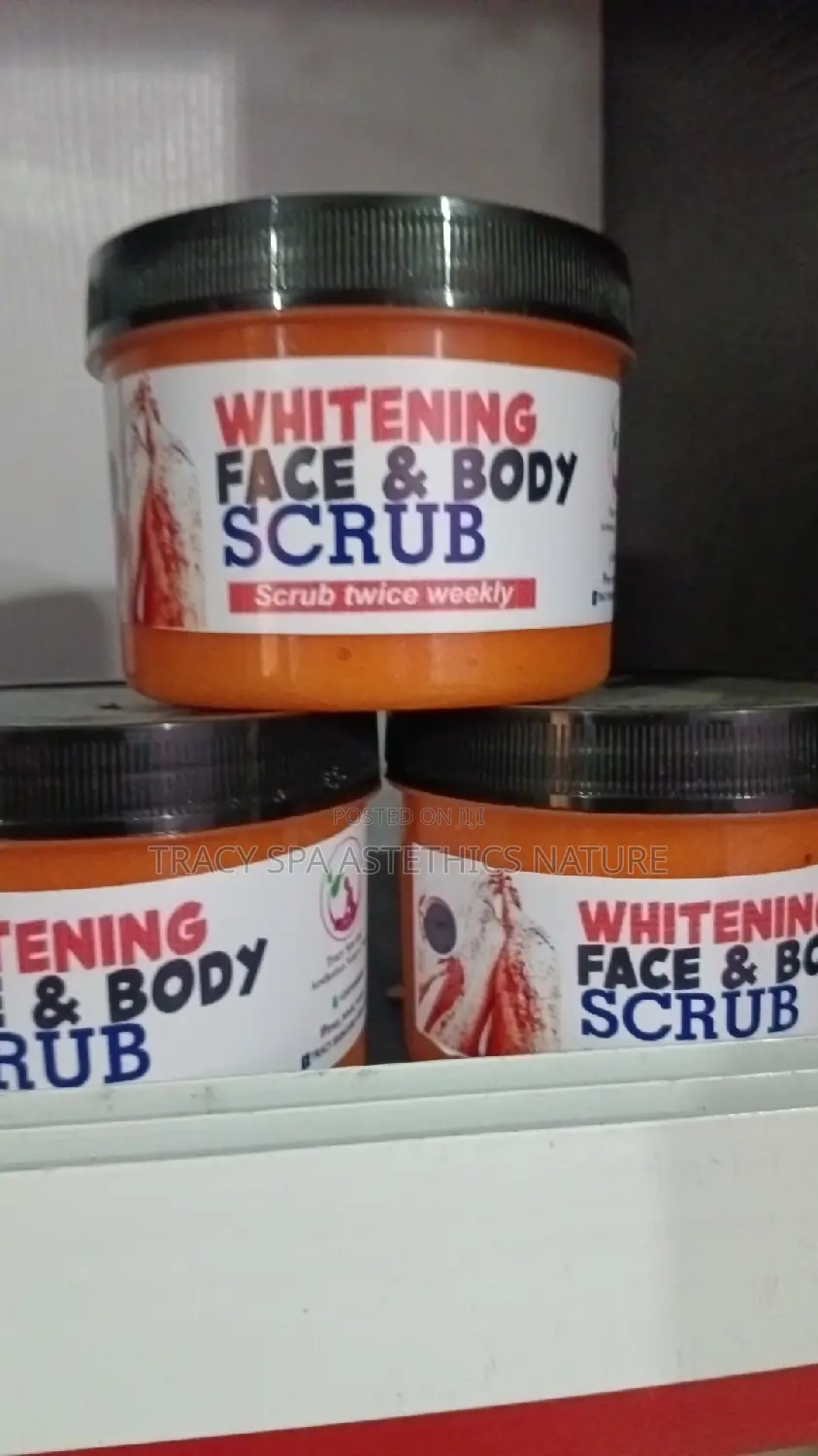 Whitening Face and Body Scrub