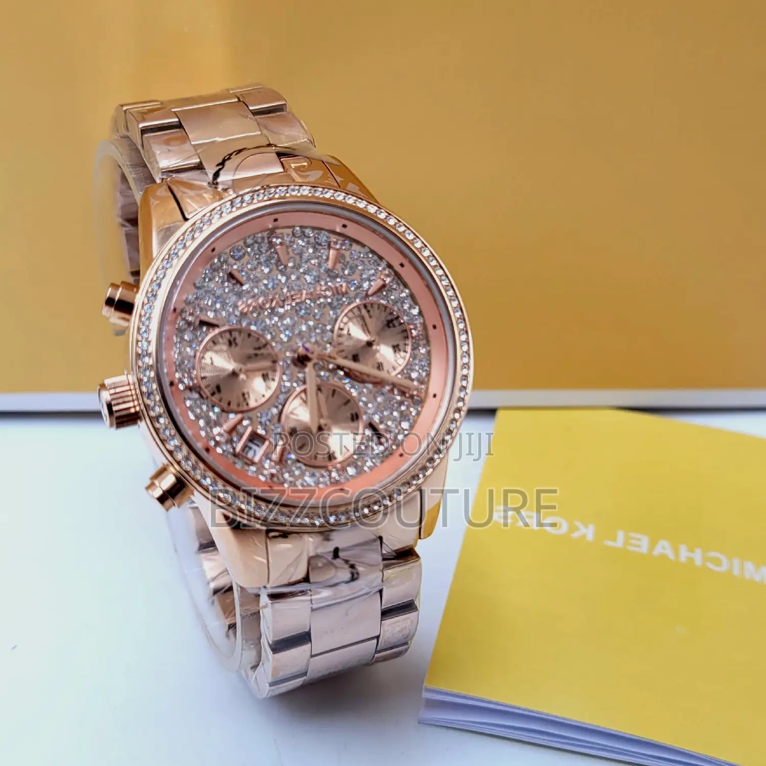 Original MICHAEL KORS Gold Chain Watch Available in Store