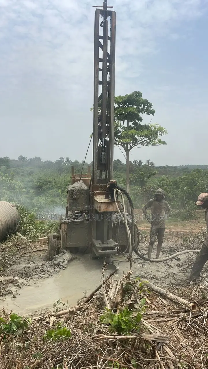 Water Borehole Drilling Using Small Machine in Kopabe