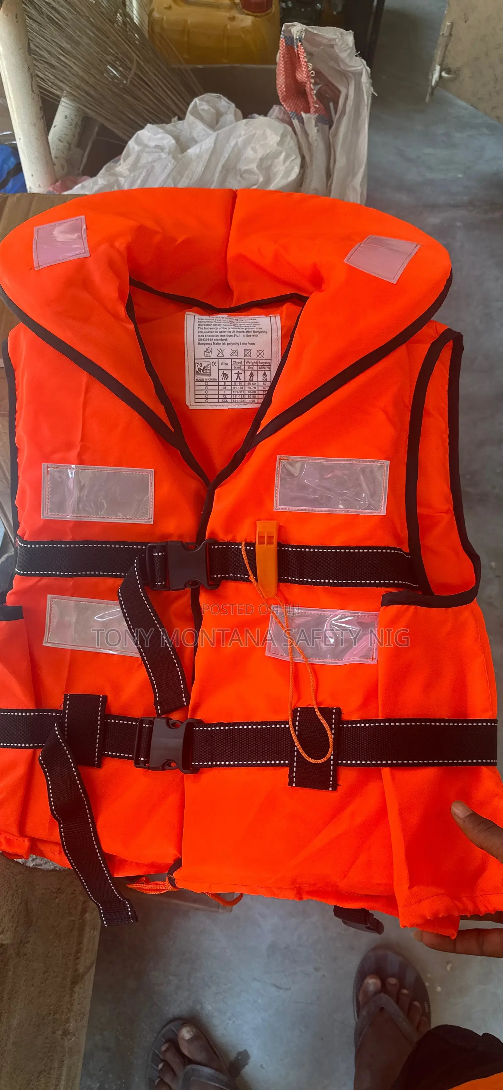 Adult Life Jacket Safety Vest - Buoyancy Life Jacket With Reflective