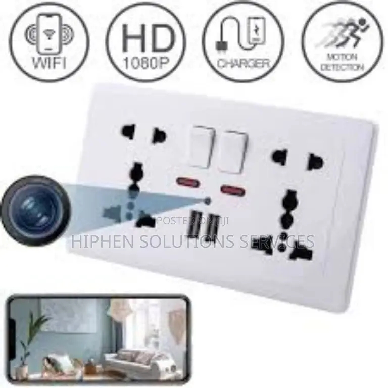 Spy Hidden Camera Socket for Valuables Important Documents