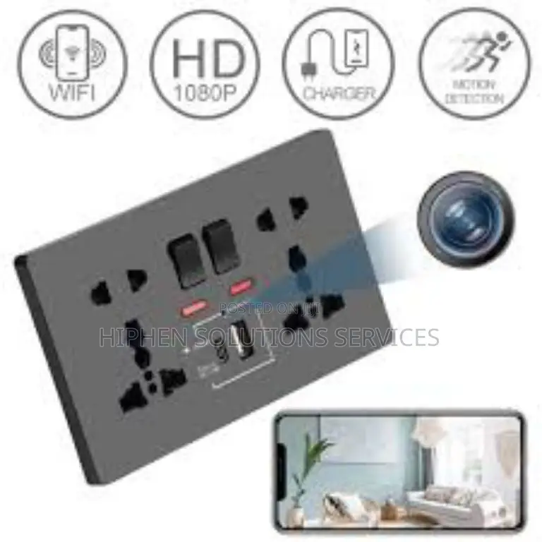 Wall Switch Hidden Camera