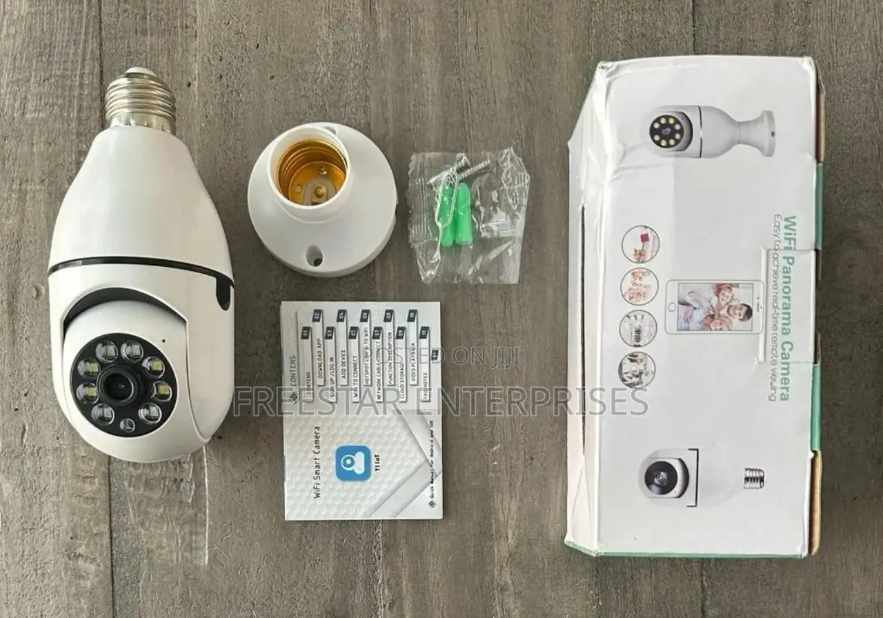 CCTV Camera. WIFI Panoroma Camera. Lamp Holder CCTV Camera.
