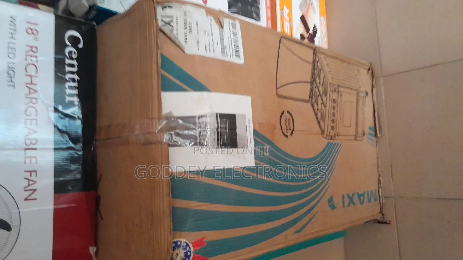 Maxi Standing Gas 3 Gas 1 Electric 50×50