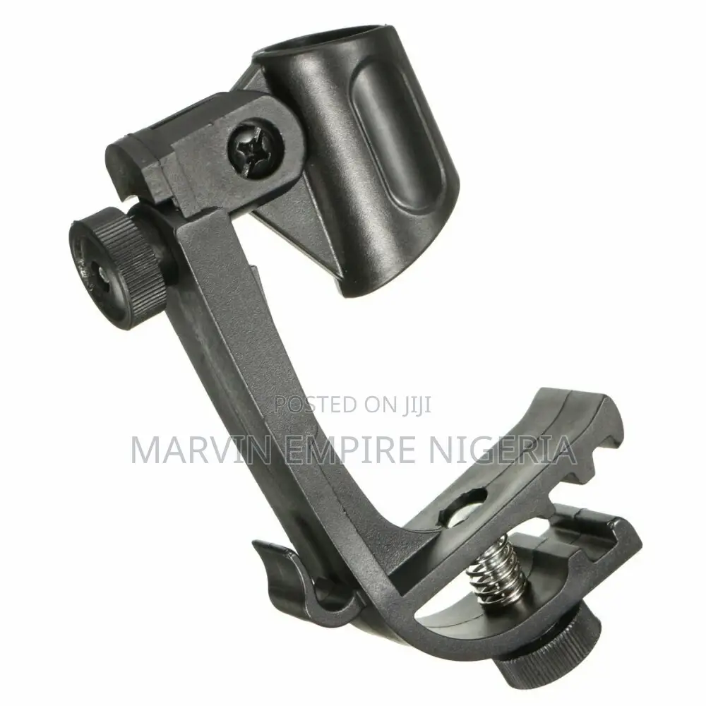 Portable Clip on Drum Rim Mic Clamp Holder