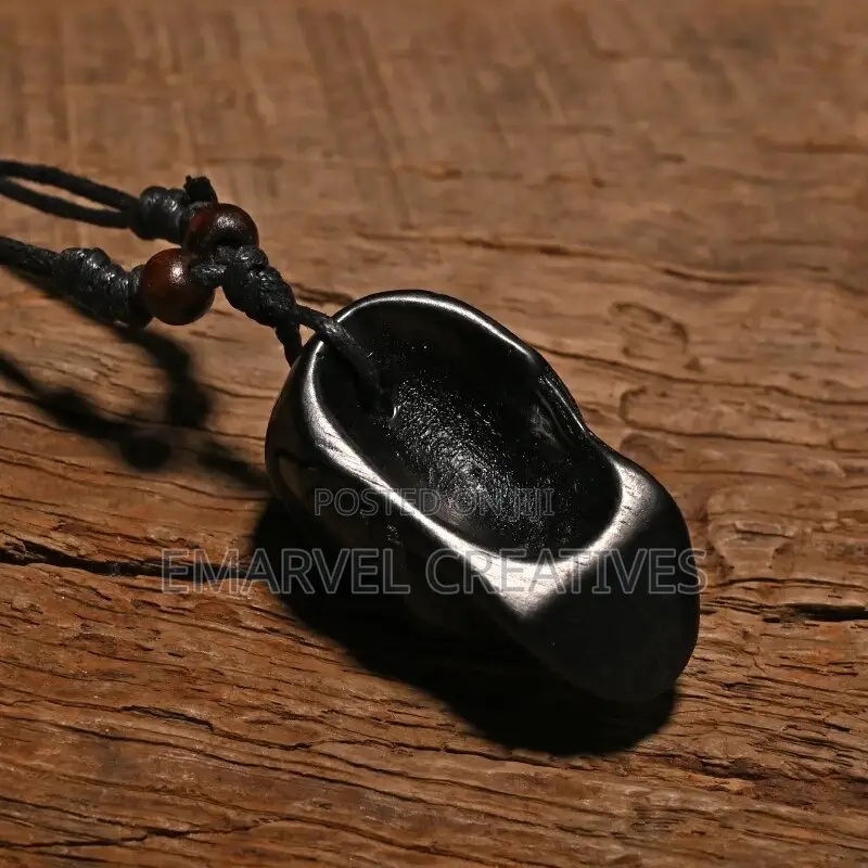 Novelty Skull Pendant Necklace Adjustable Wax Rope Punk