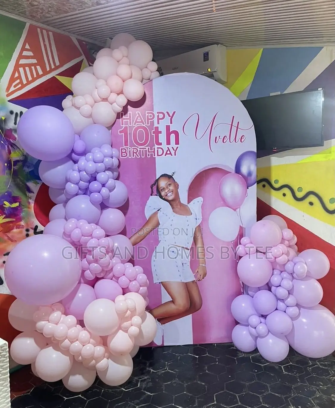 Pastel Balloons Birthday Decor