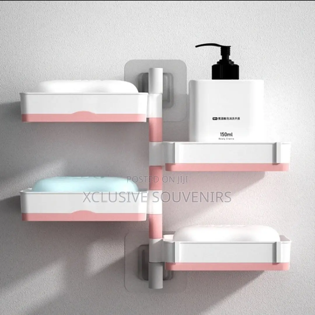 4 Layers Wall Mounted Soap Bar Holder