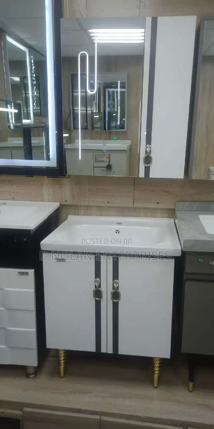 Cabinet Basin With Led Mirror