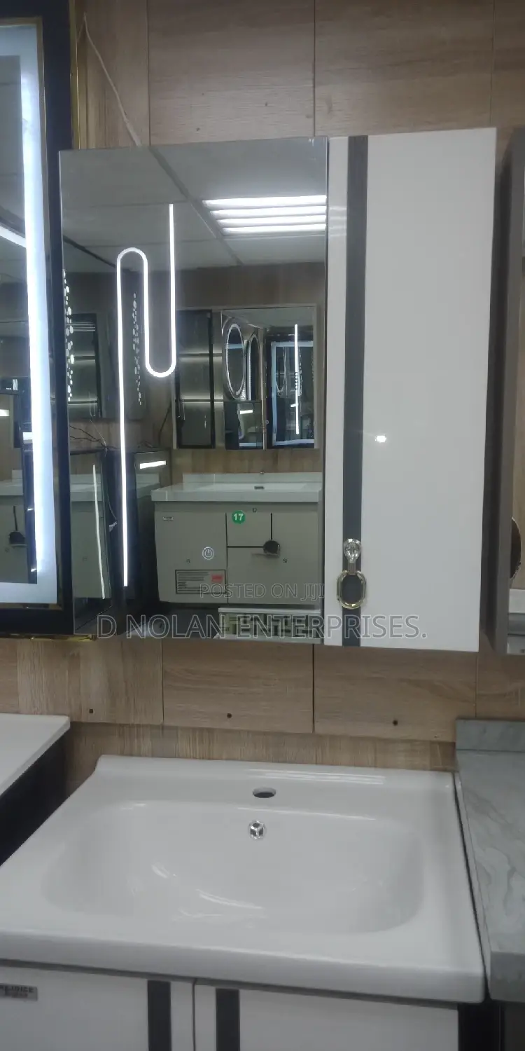 Cabinet Basin With Led Mirror